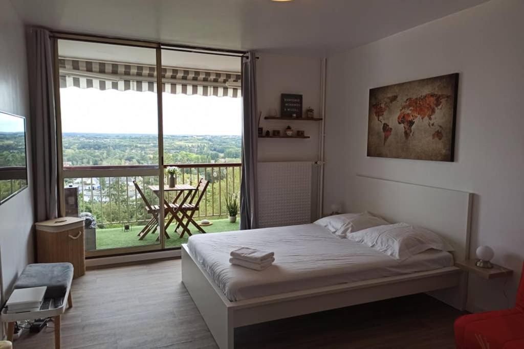 Studio Charmant Avec Vue Magnifique! Montrichard Exterior foto